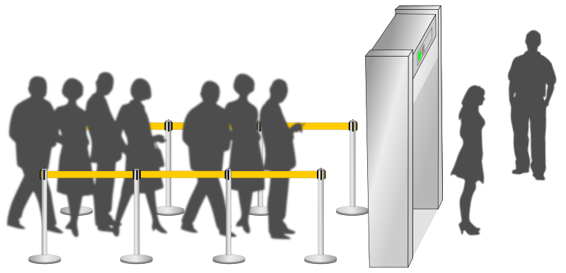 Airport security check
