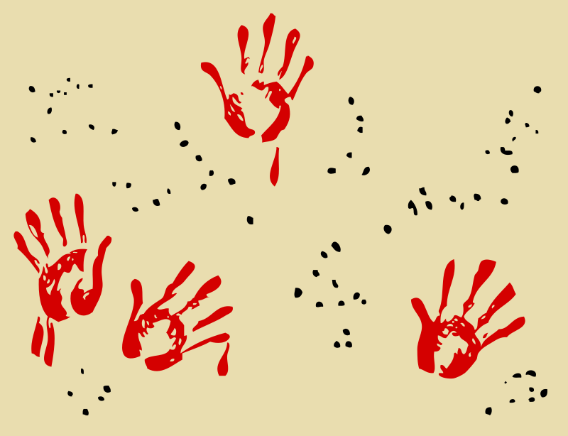 Bloody Handprints