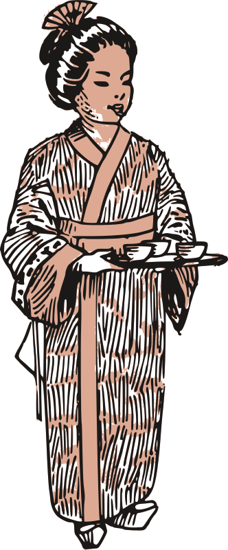 Kimono Tea Lady 1