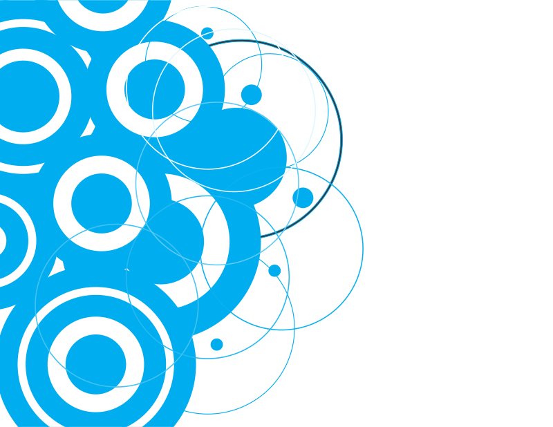 Blue circles abstract art