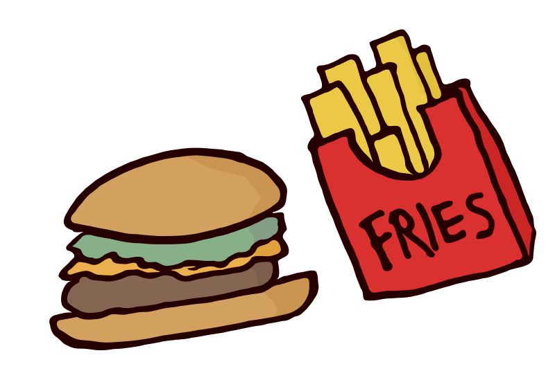 Fast Food Doodle