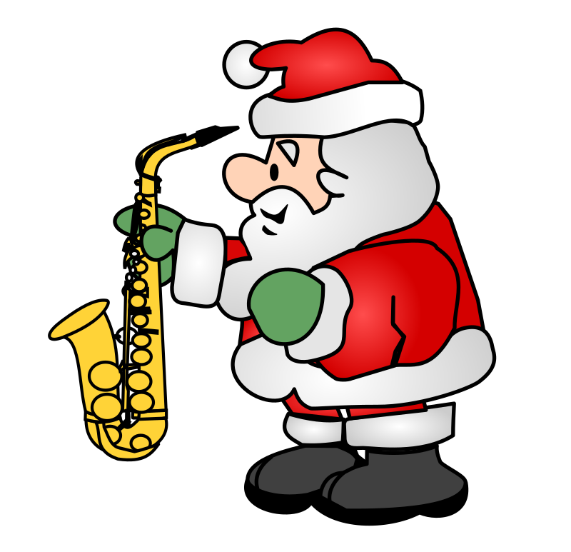 Santa with a Sax