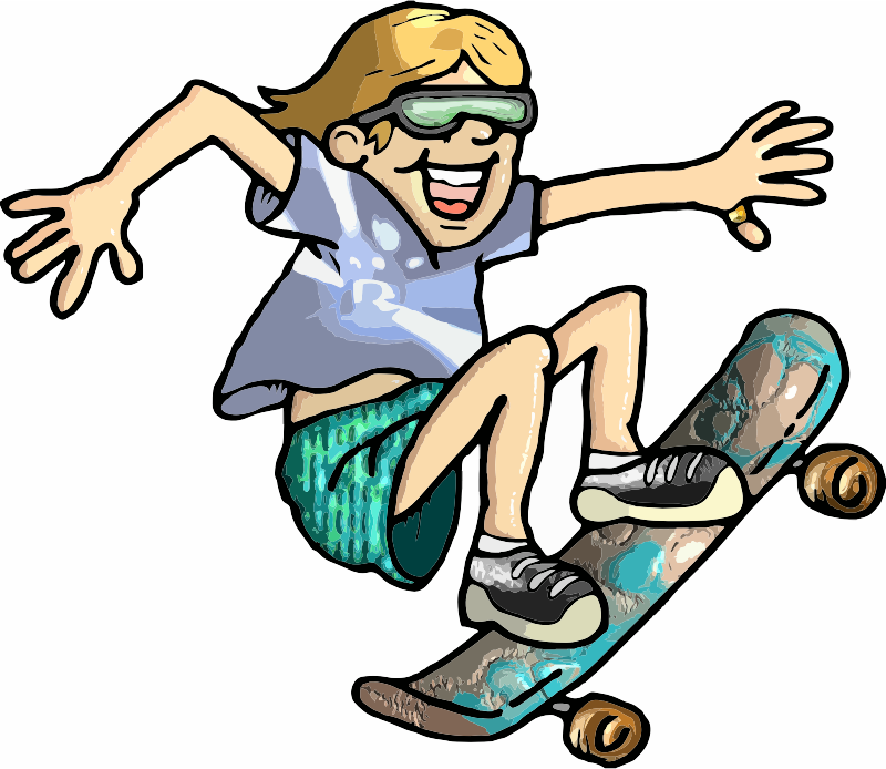 Boy Skate Boarder