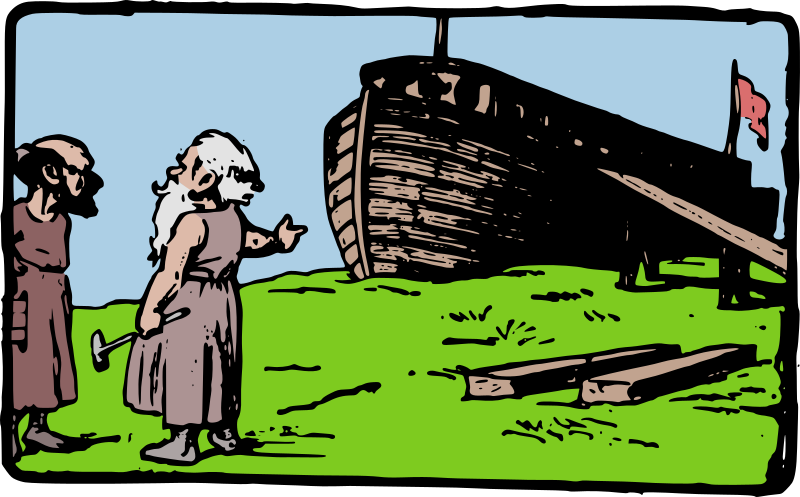 Noah Shows Off His Boat