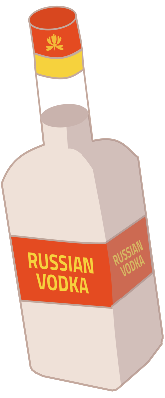 Russian Vodka Bottle