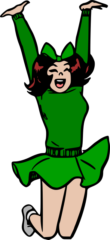 Cheerleader (green)