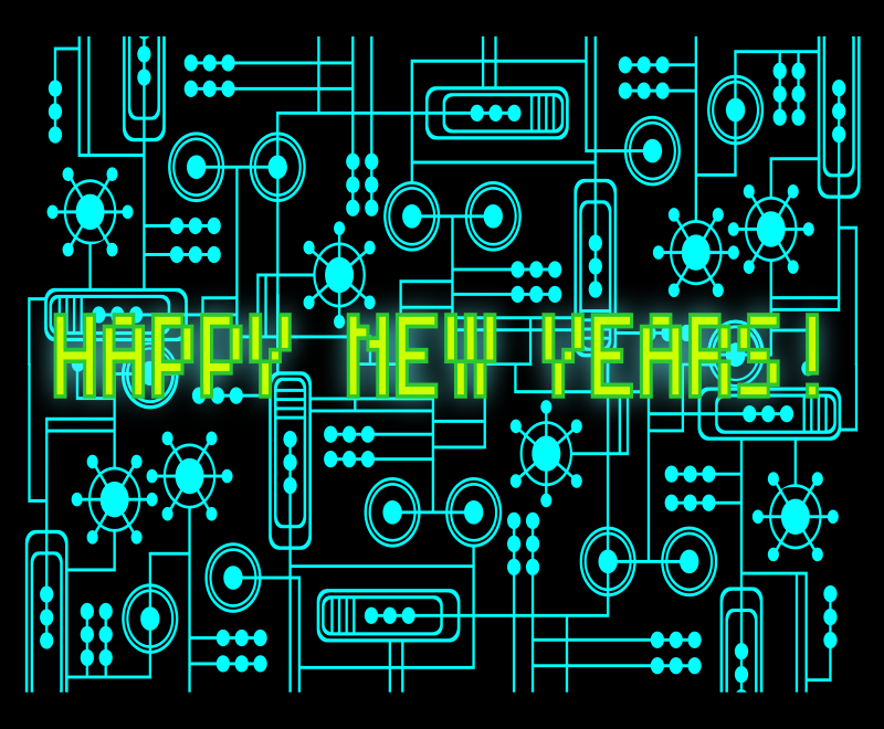 Digital Happy New Years