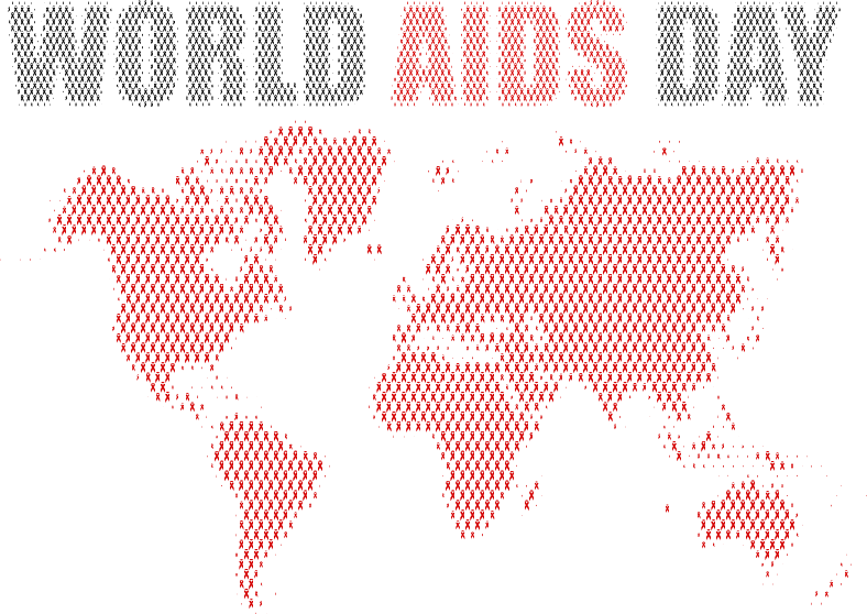 World AIDS Day World Map