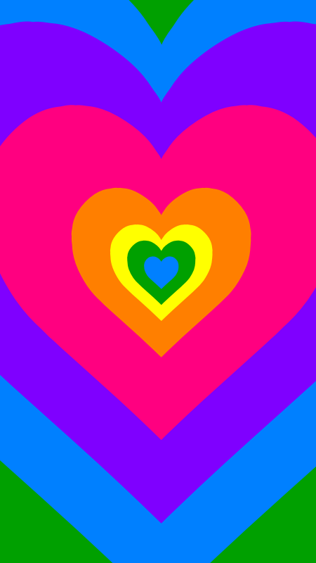 Color heart Animation