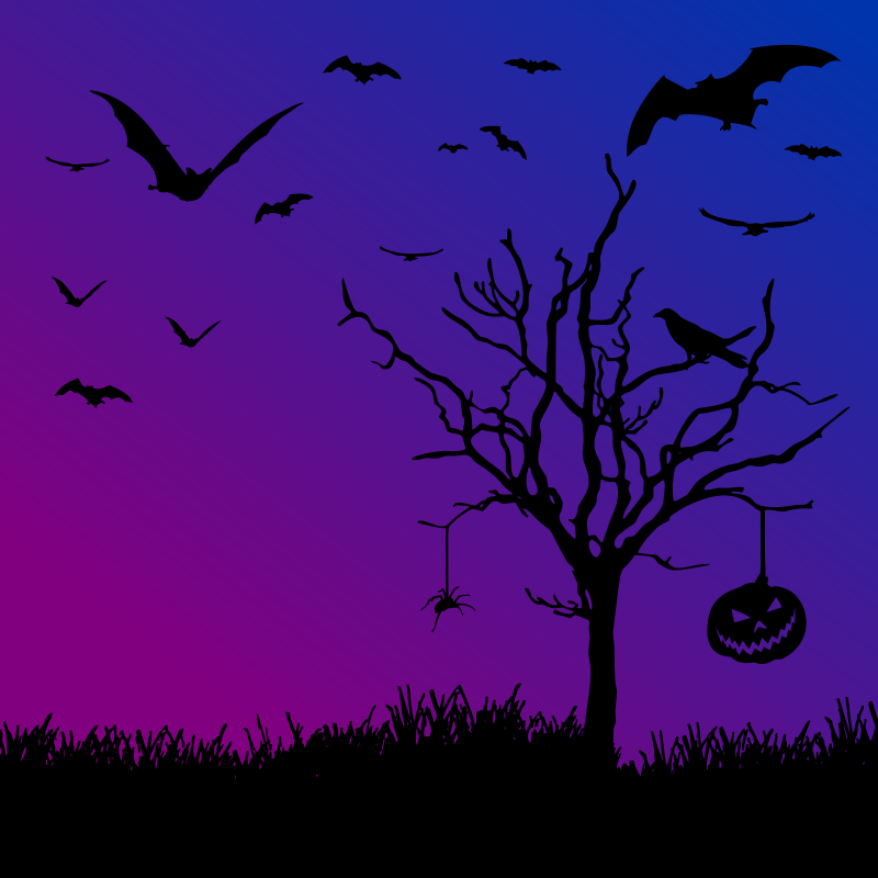 Halloween Scene Silhouette (remix)