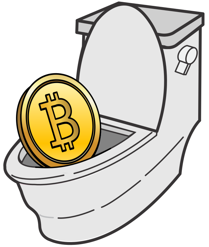 Bitcoin in the Toilet