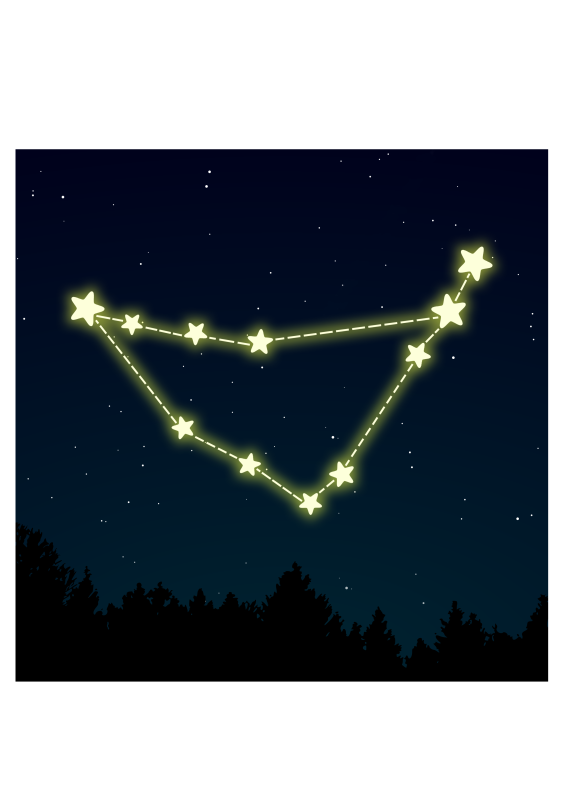 Capricorn star constellation