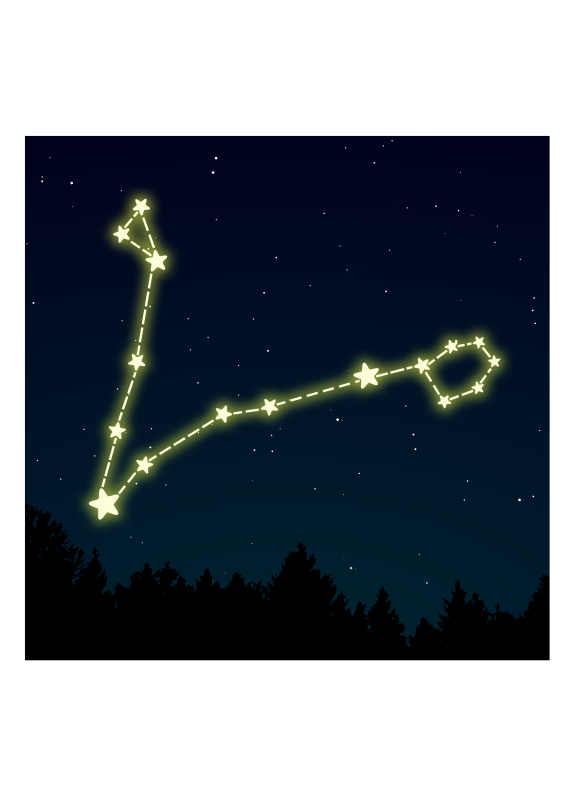 Pisces star constellation