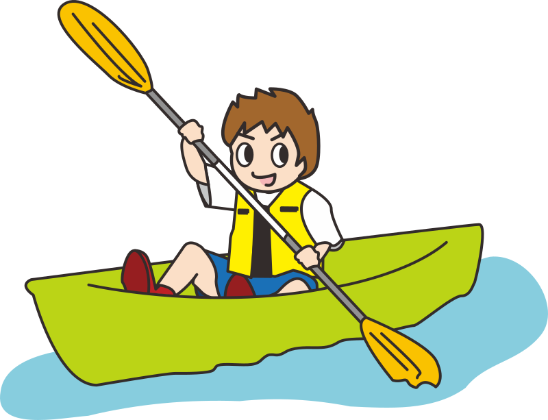 Boy in a Kayak