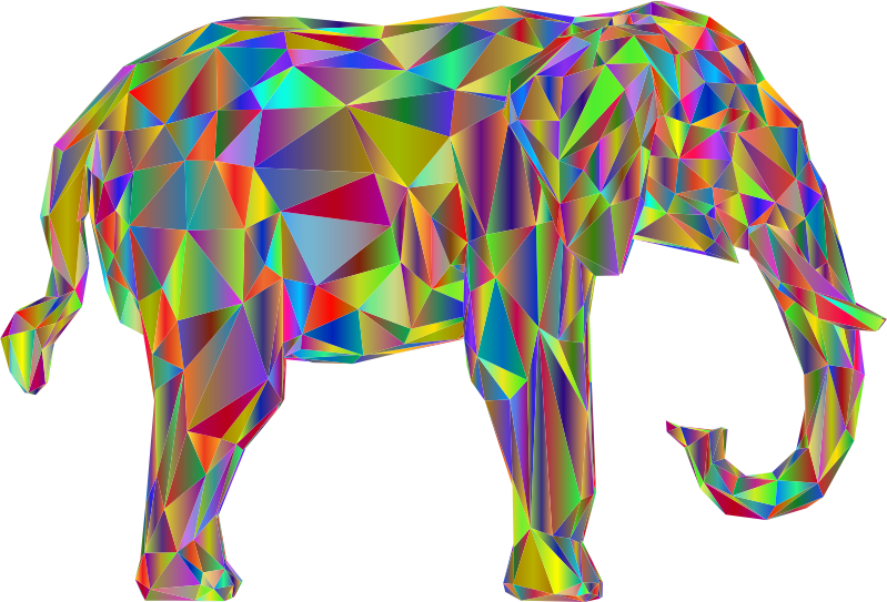 Elephant 3D Profile Polyprismatic