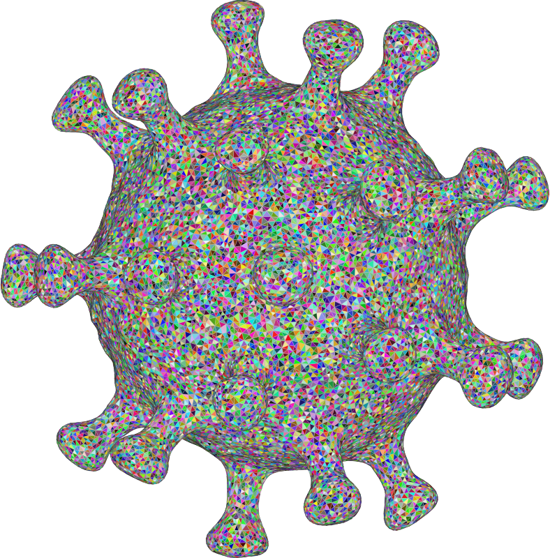 Coronavirus 3D Colorful