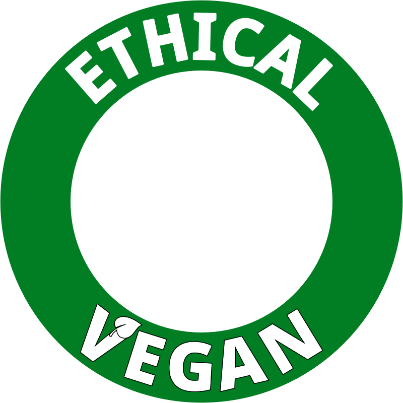 Ethical vegan profile frame 