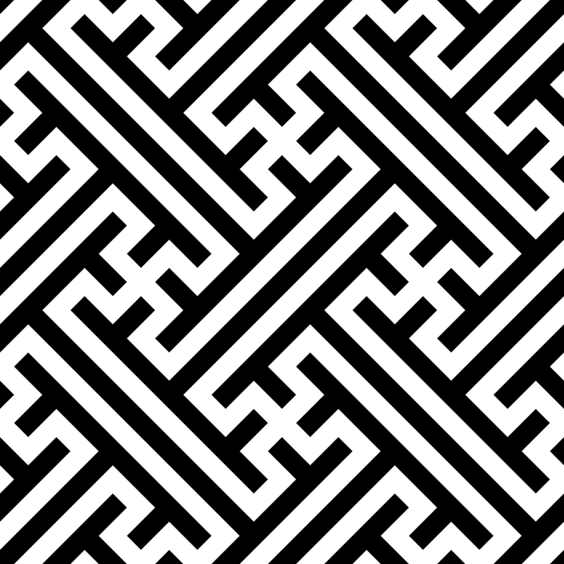 sayagata pattern animated