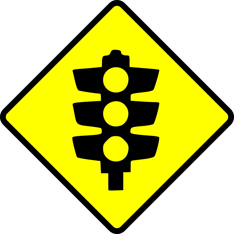 caution-traffic lights