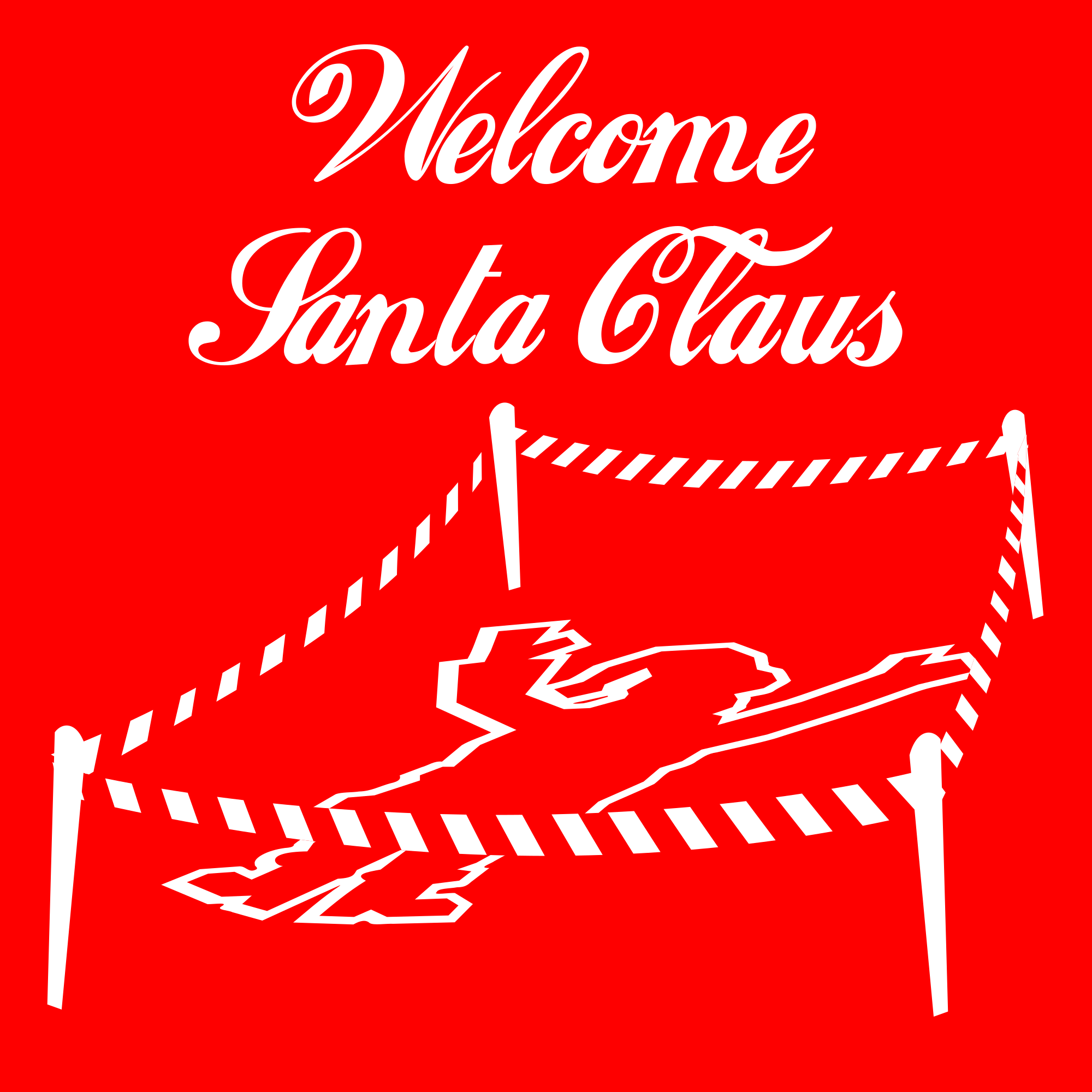 Welcome Santa Claus - Openclipart