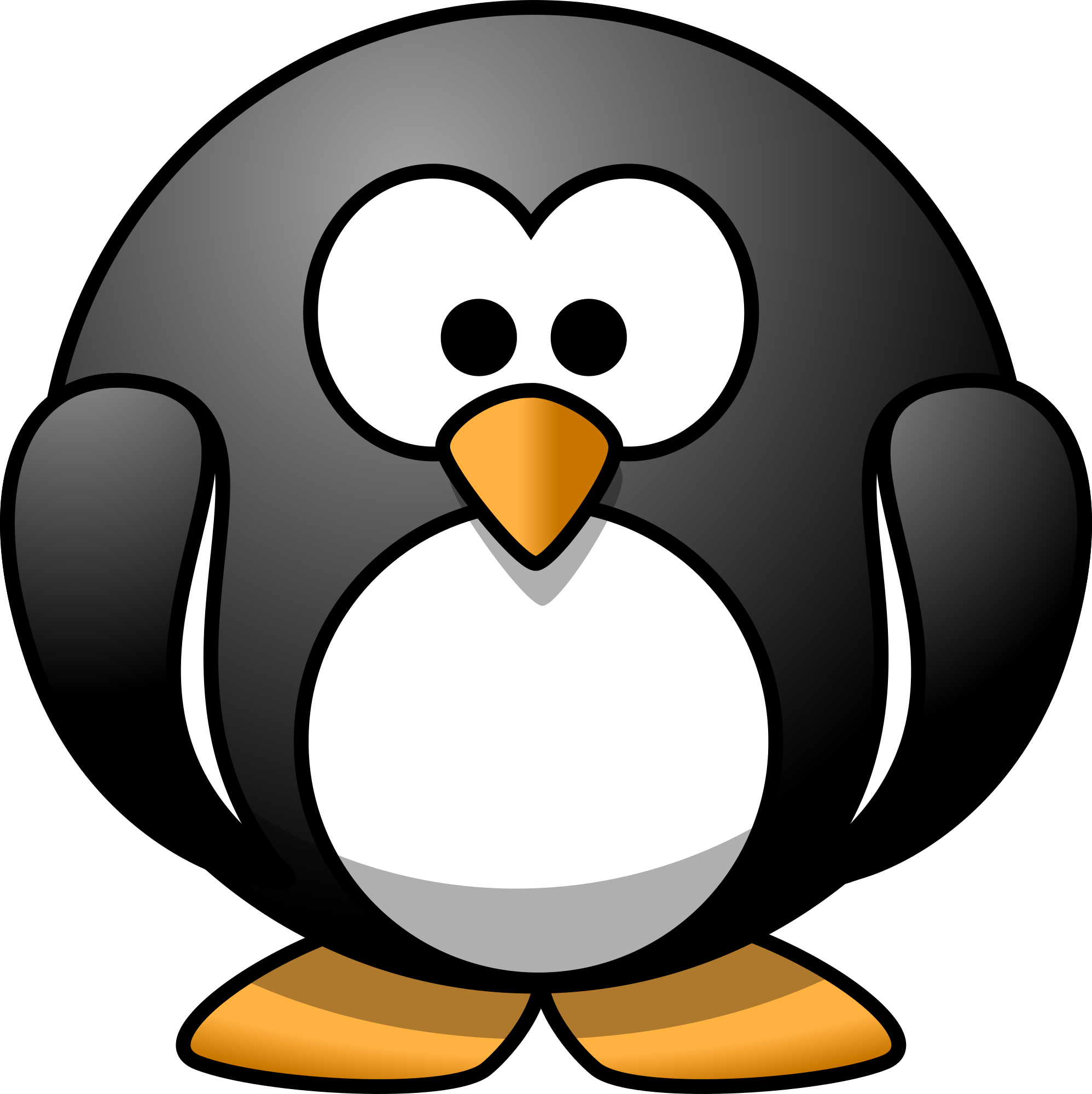 Cartoon penguin - Openclipart