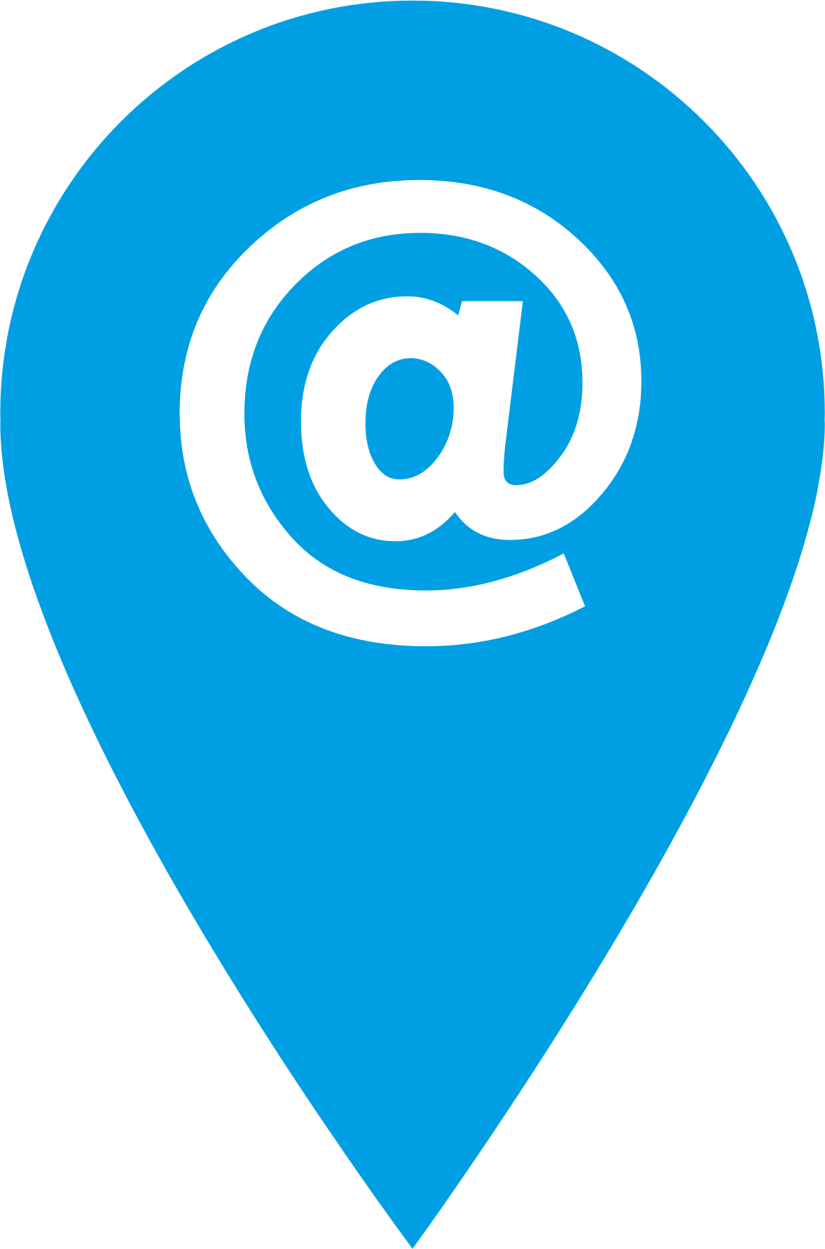 blue email icon png