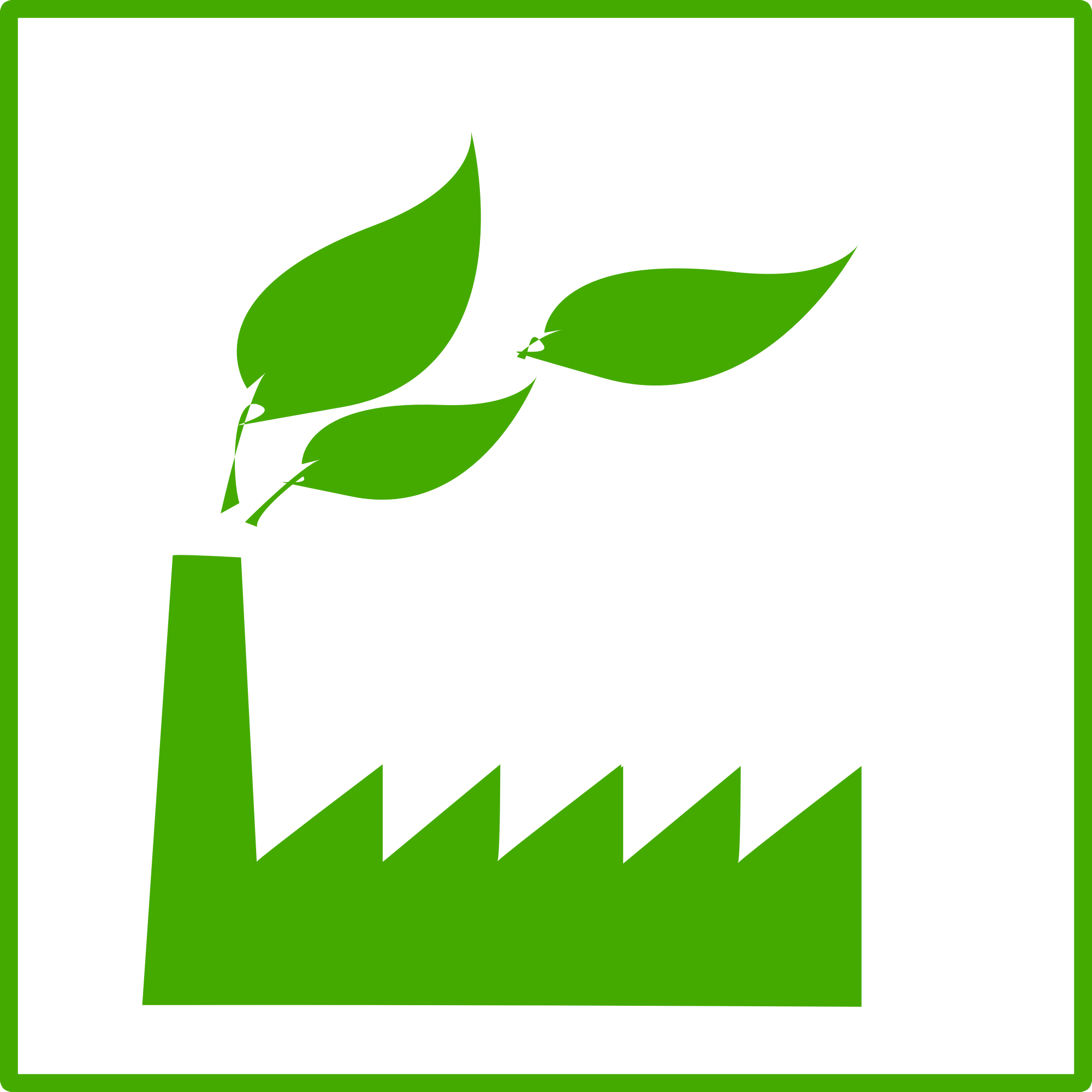 green factory icon