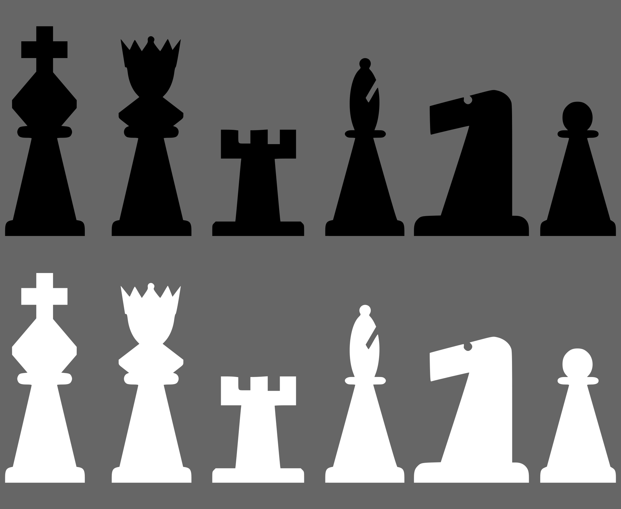 Chess King Queen 2D