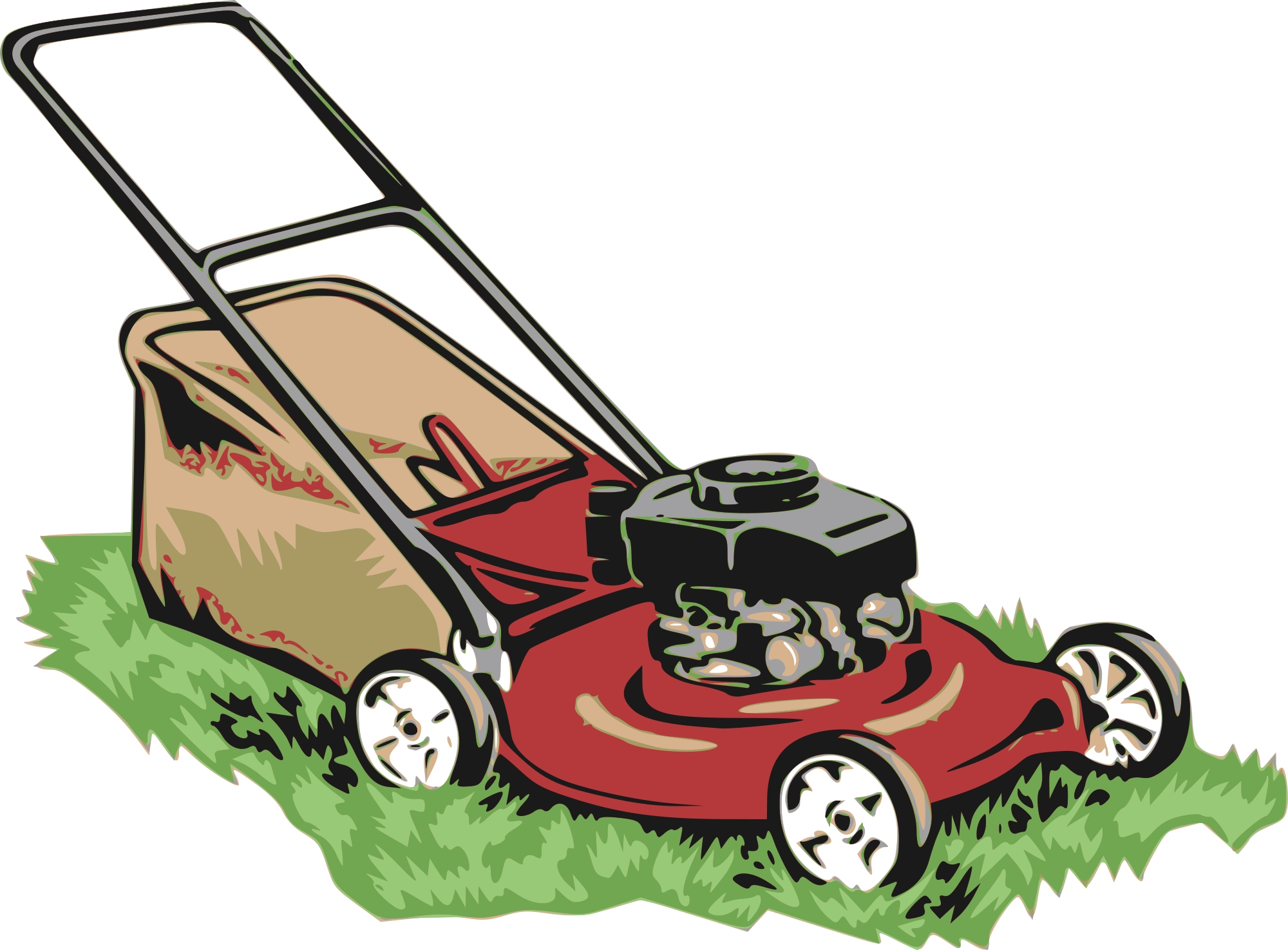 Red Lawnmower Openclipart