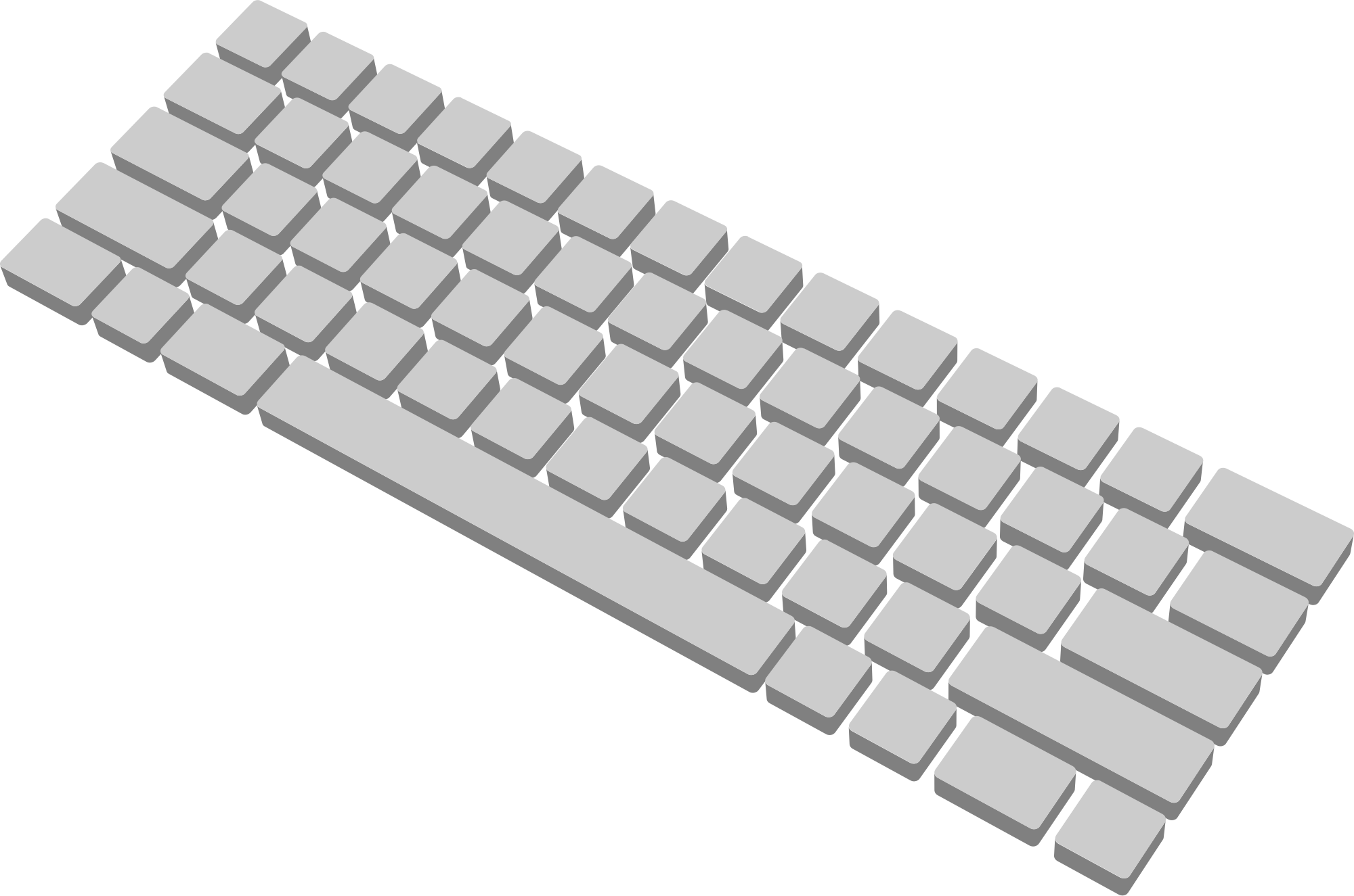 Computer Keyboard Drawing