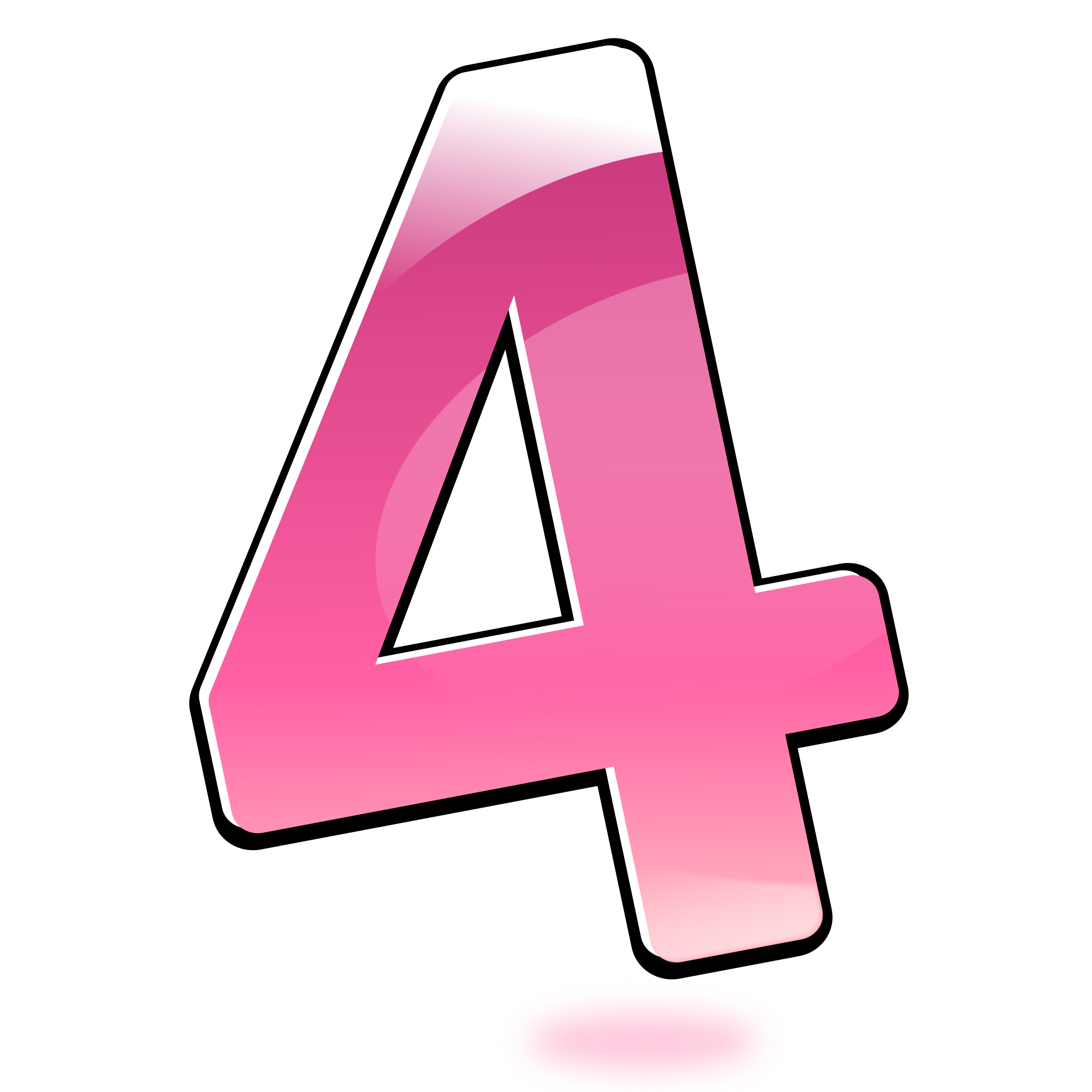 number four clipart