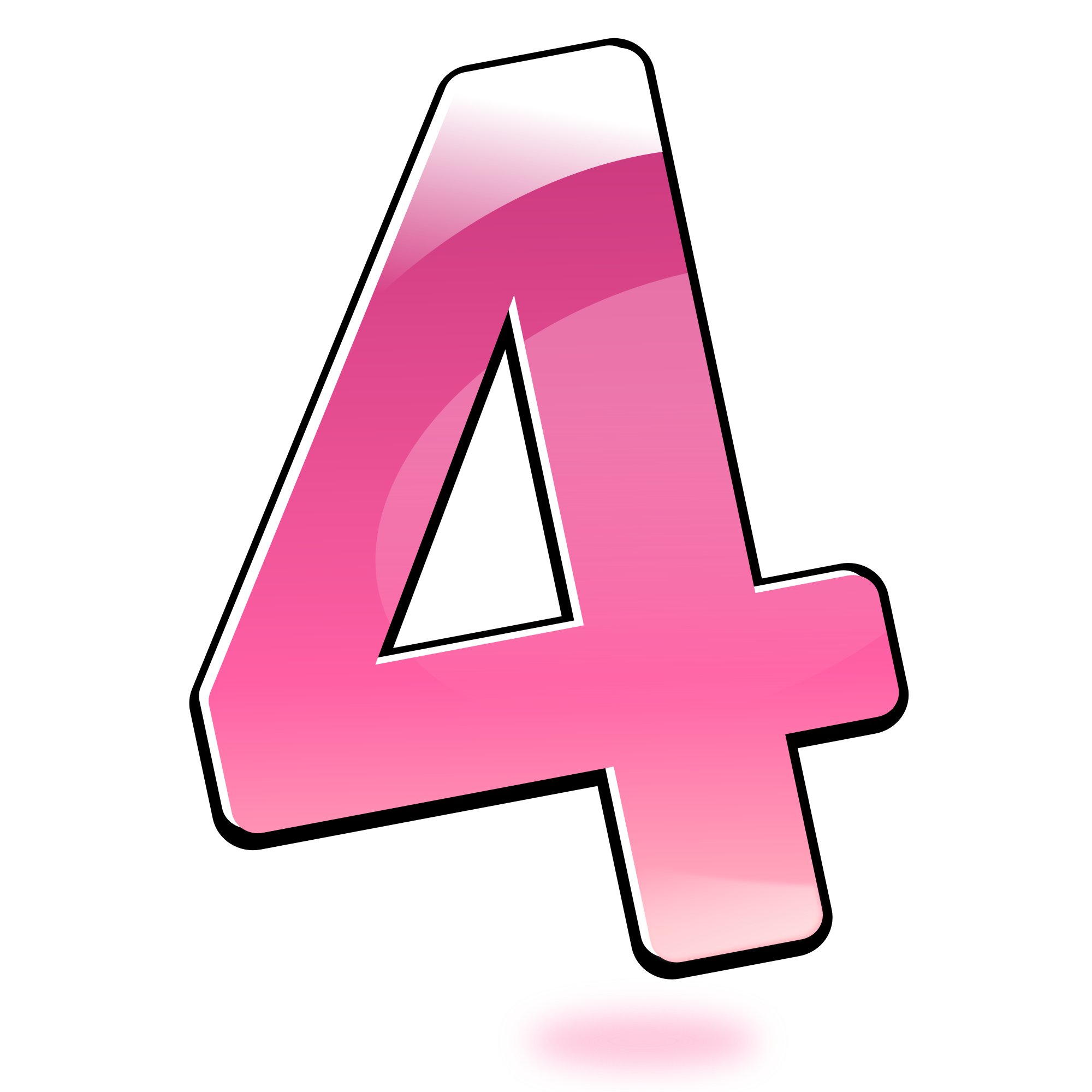 number 4 clipart