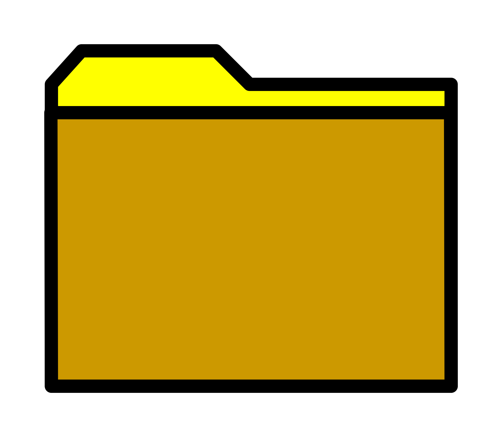 Closed Folder - Openclipart