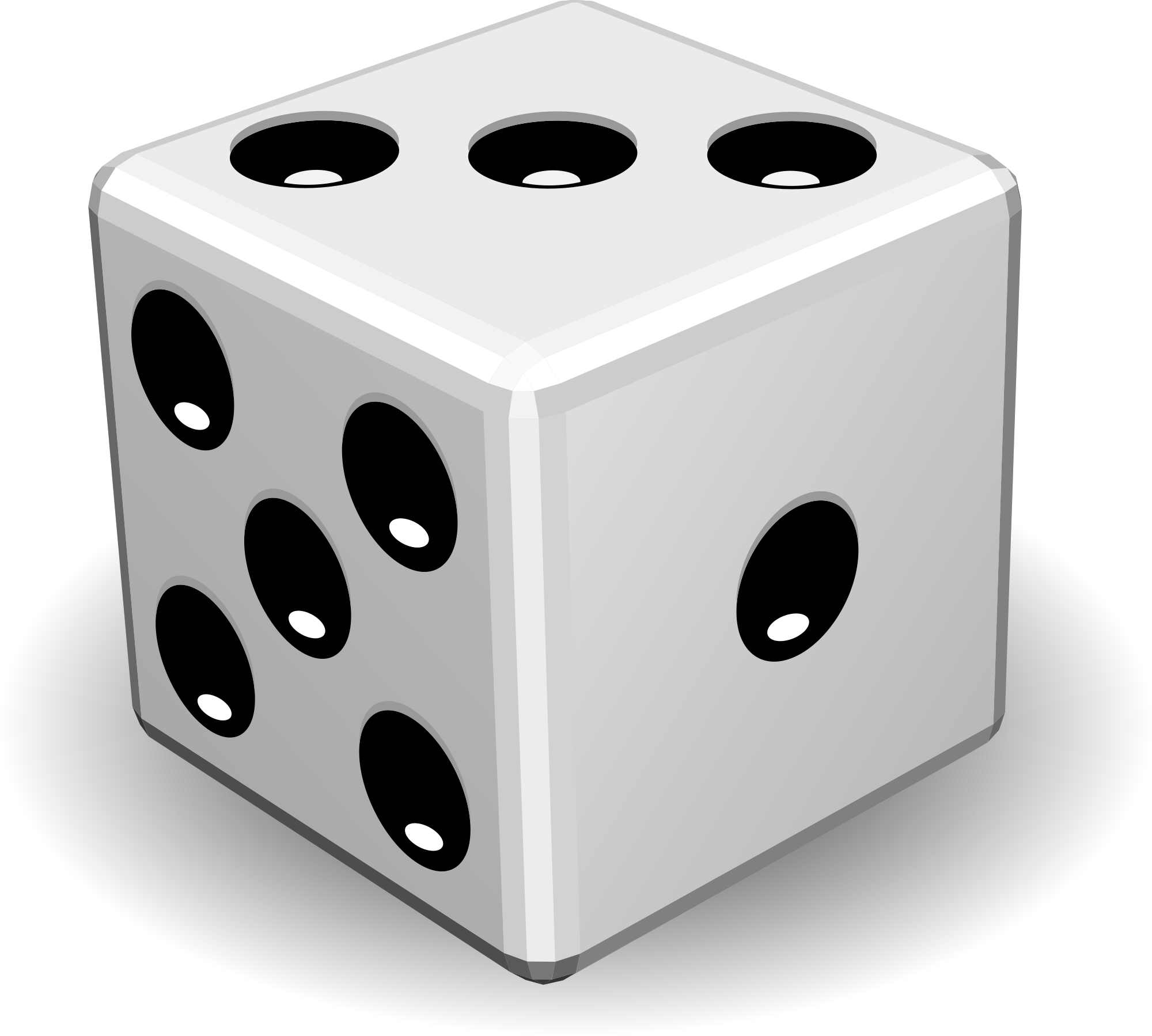 nontransitive dice 3 clipart