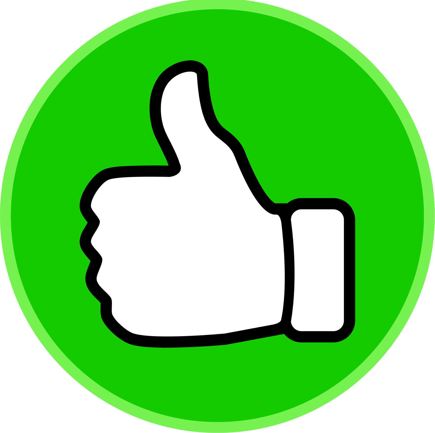 Thumbs Up Circle - Openclipart