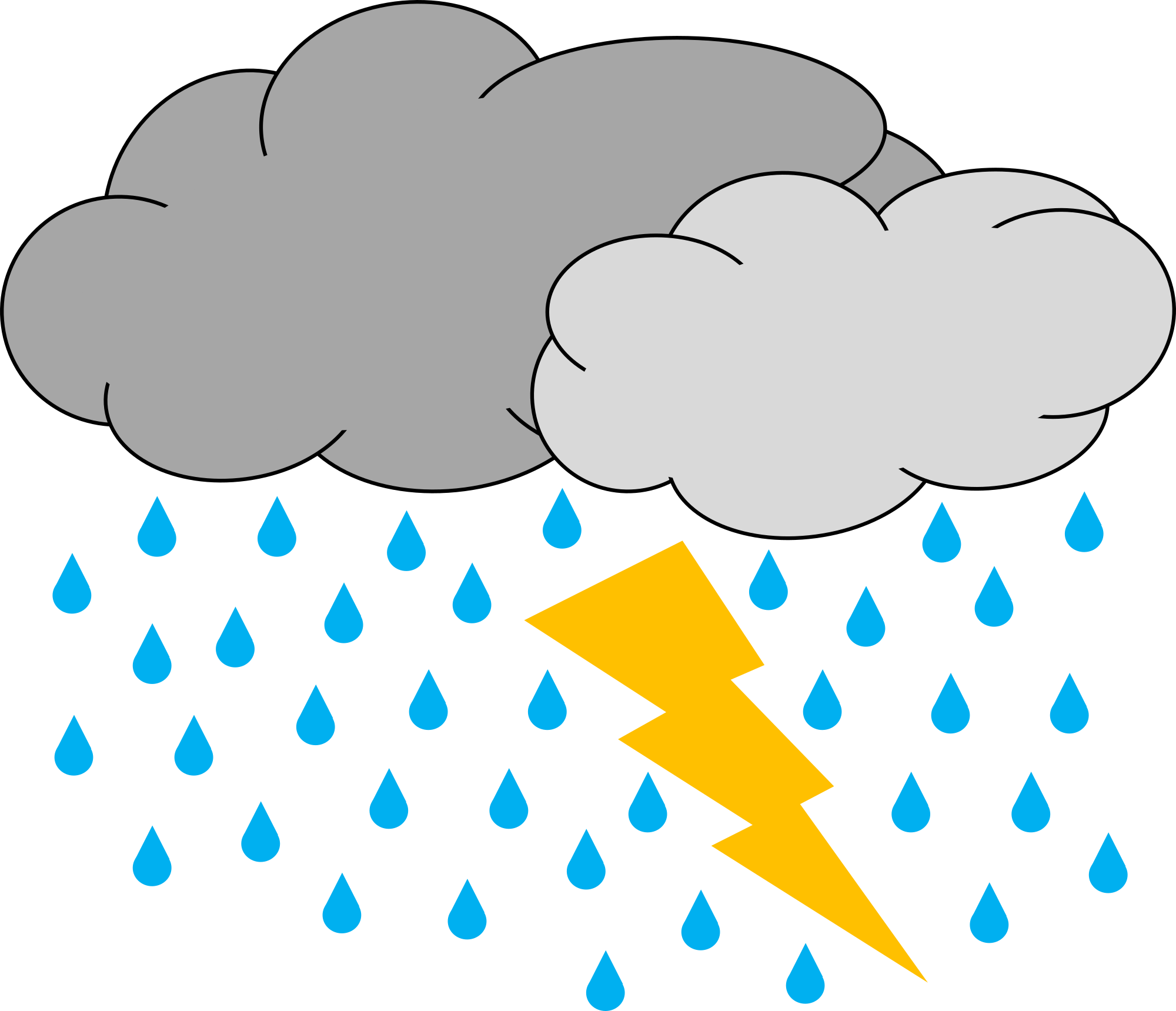 Thunderstorm - Openclipart