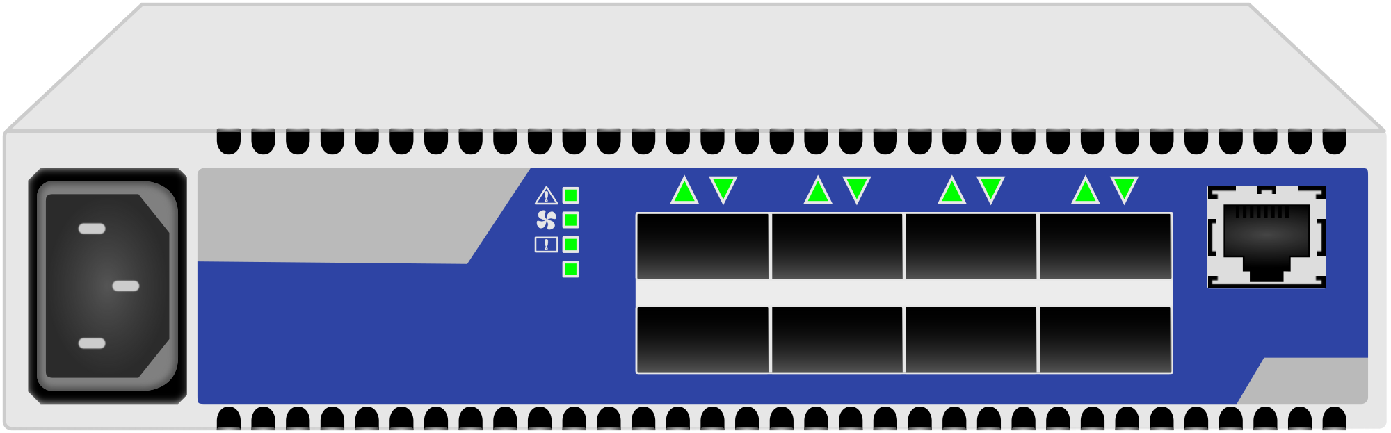 Mellanox IS5022 8 Ports InfiniBand Switch - Openclipart