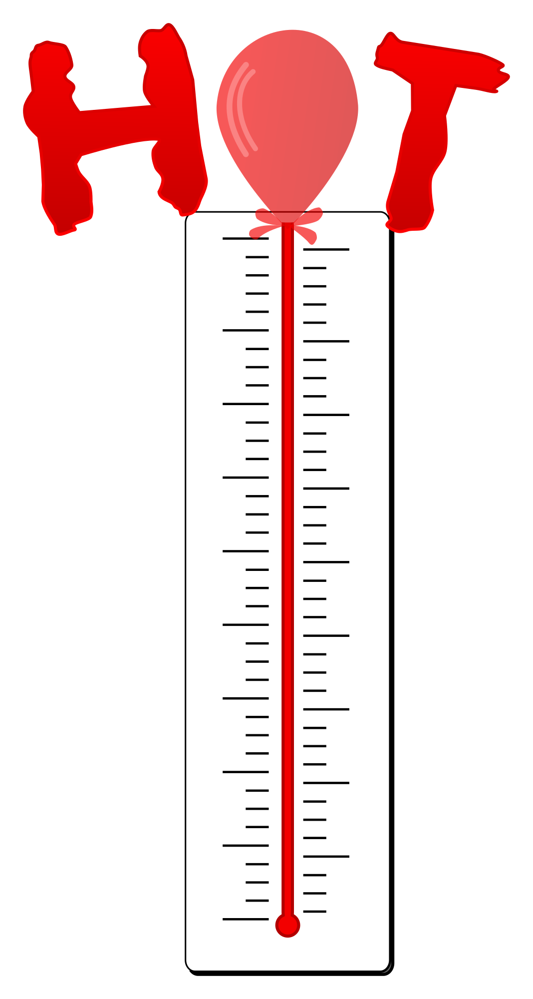 exploding thermometer clip art