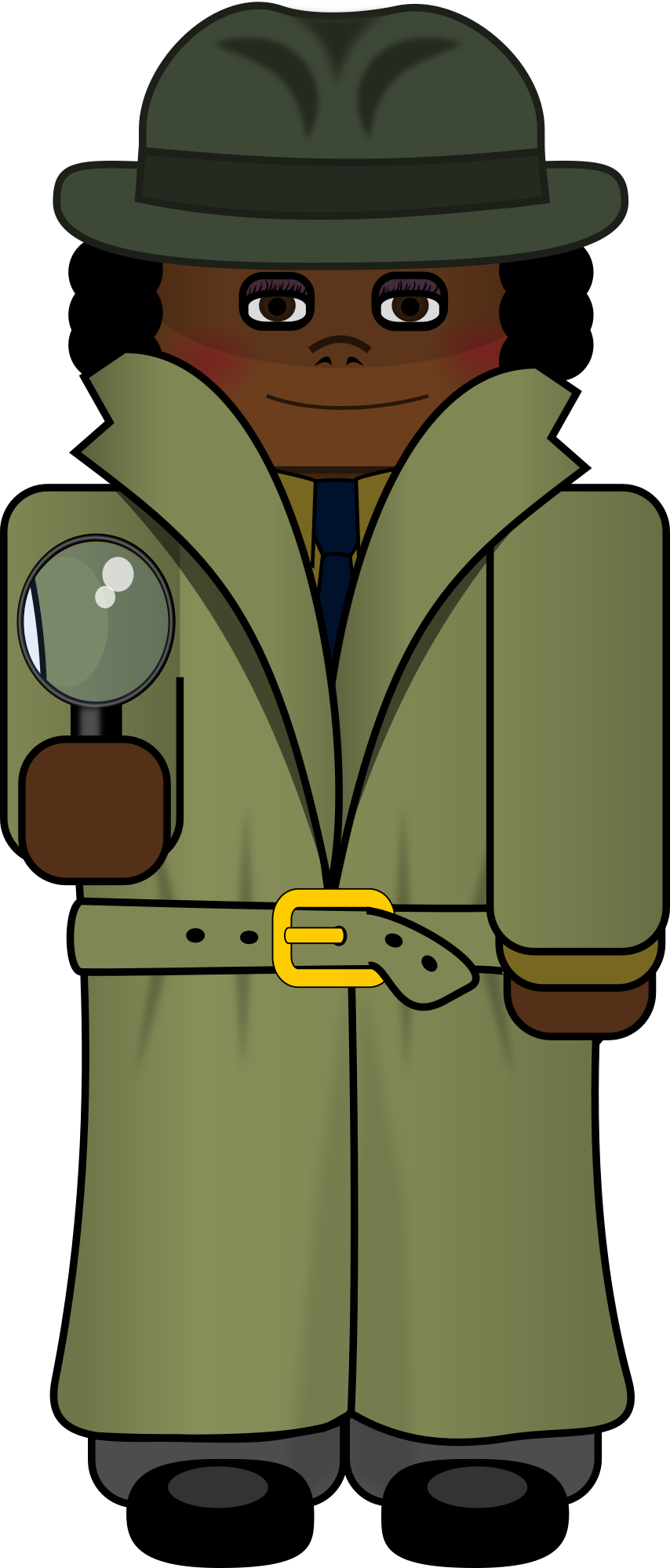 young detective clipart