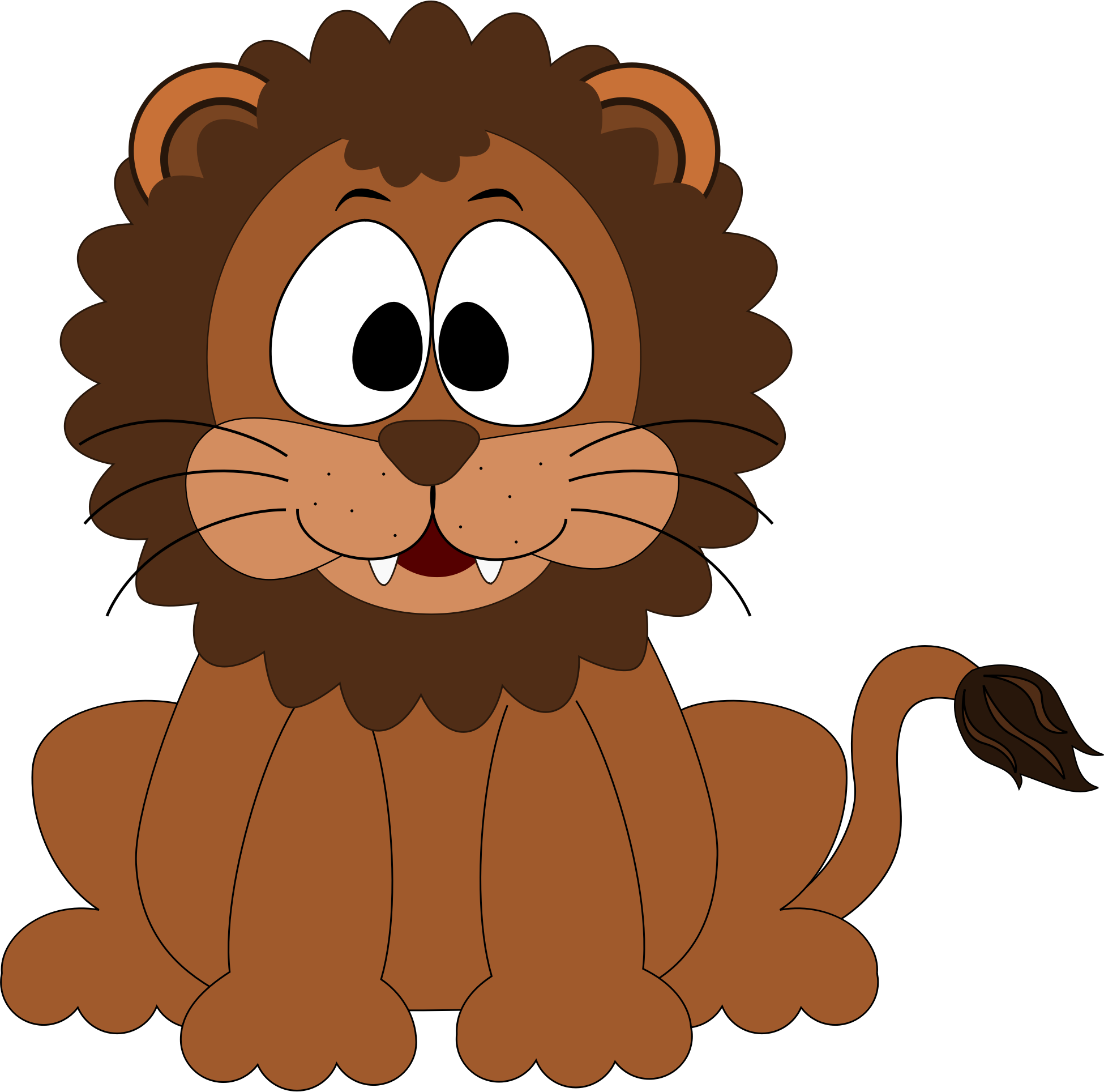 Cartoon Lion - Openclipart