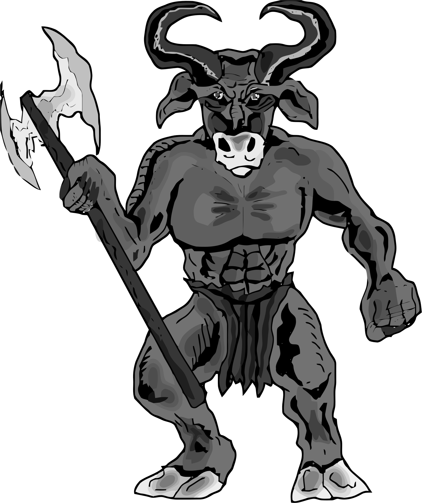 minotaur drawing