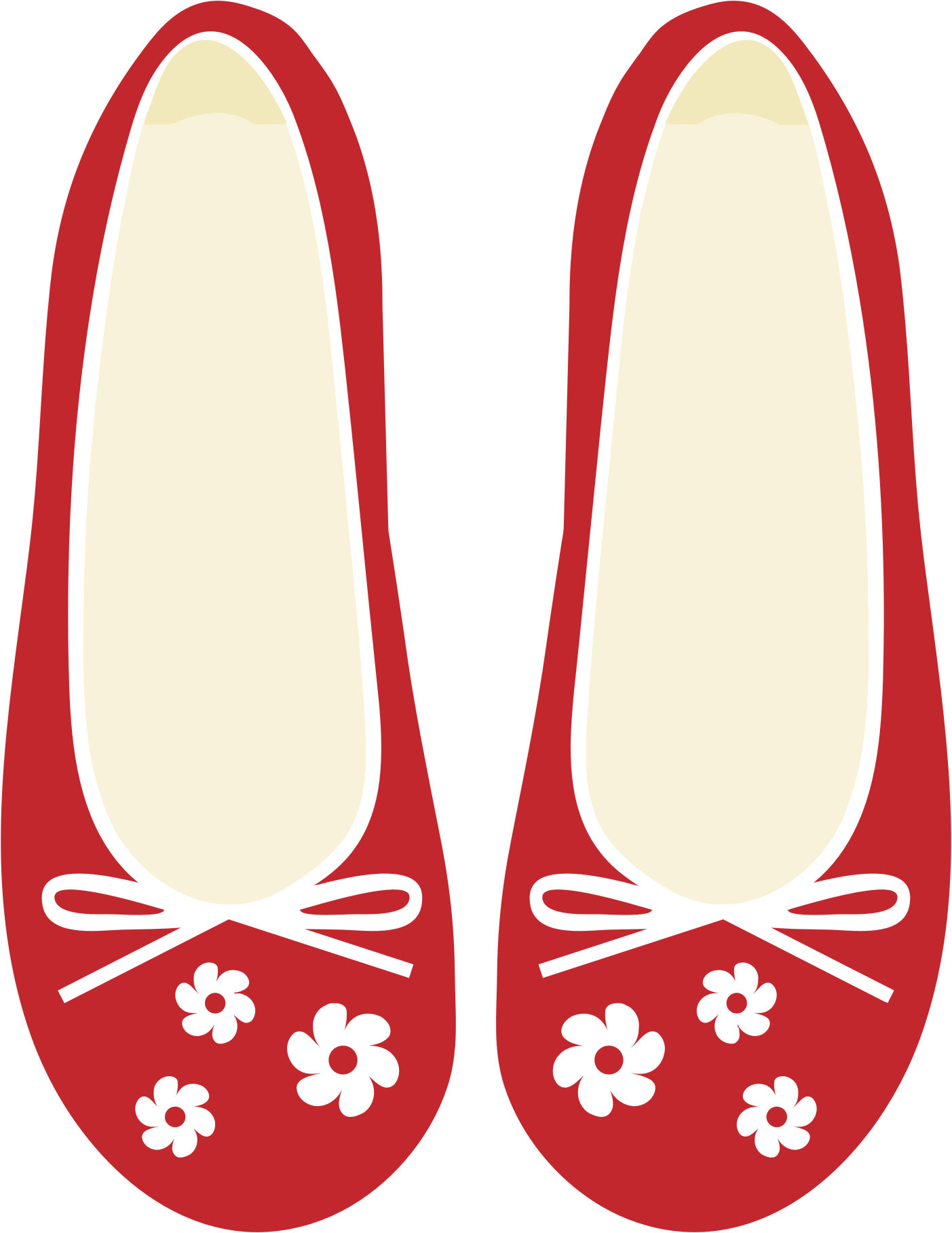 Cute hot sale red flats