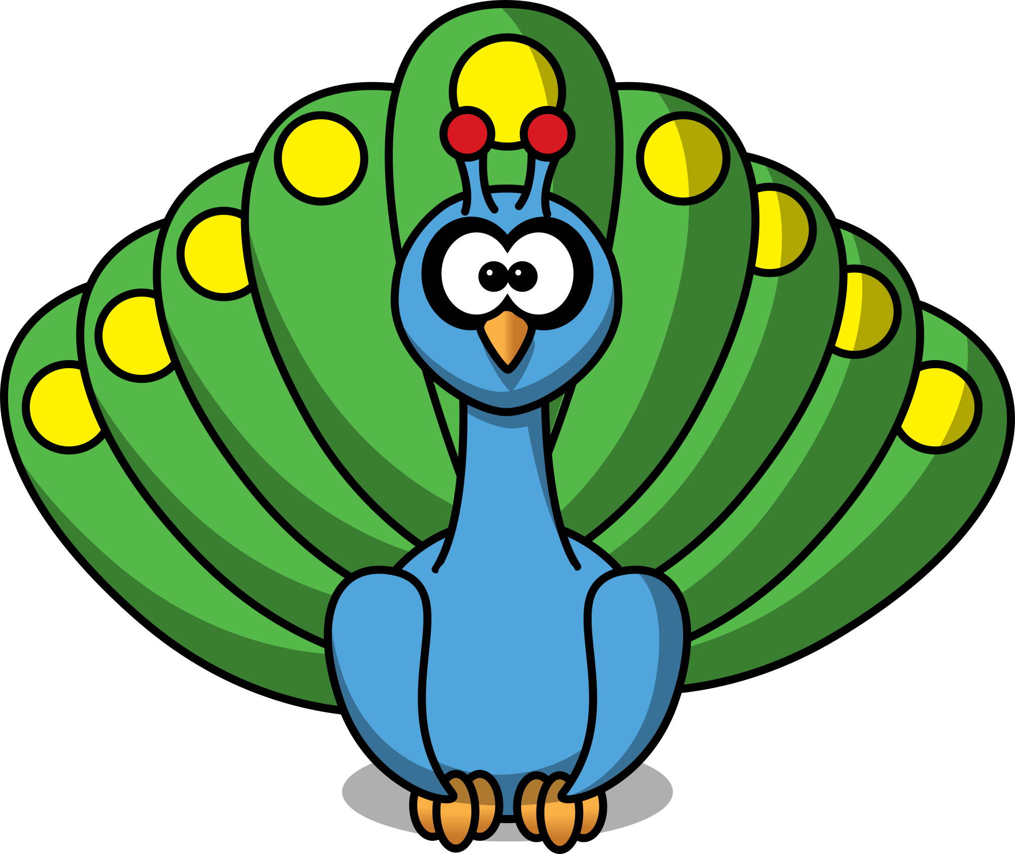 peacock cartoon images