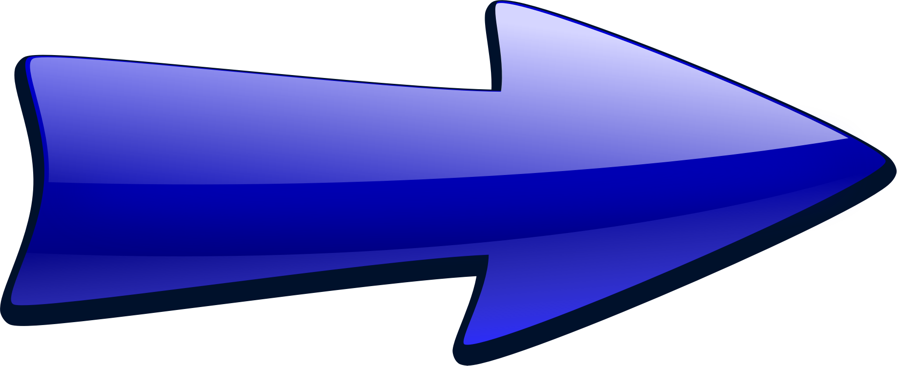 blue arrow transparent