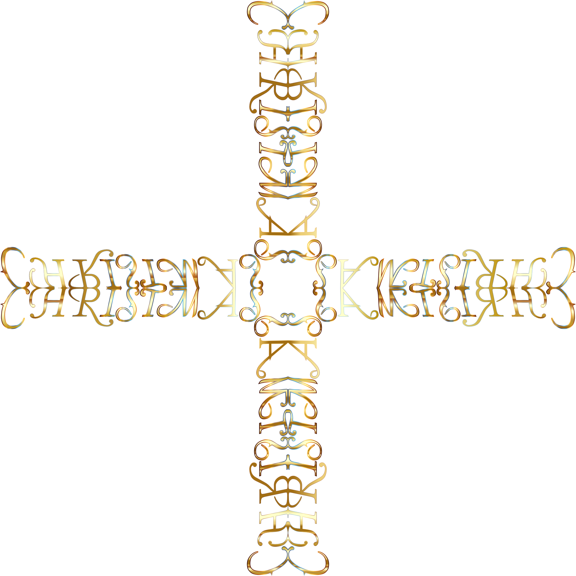 christmas cross clipart