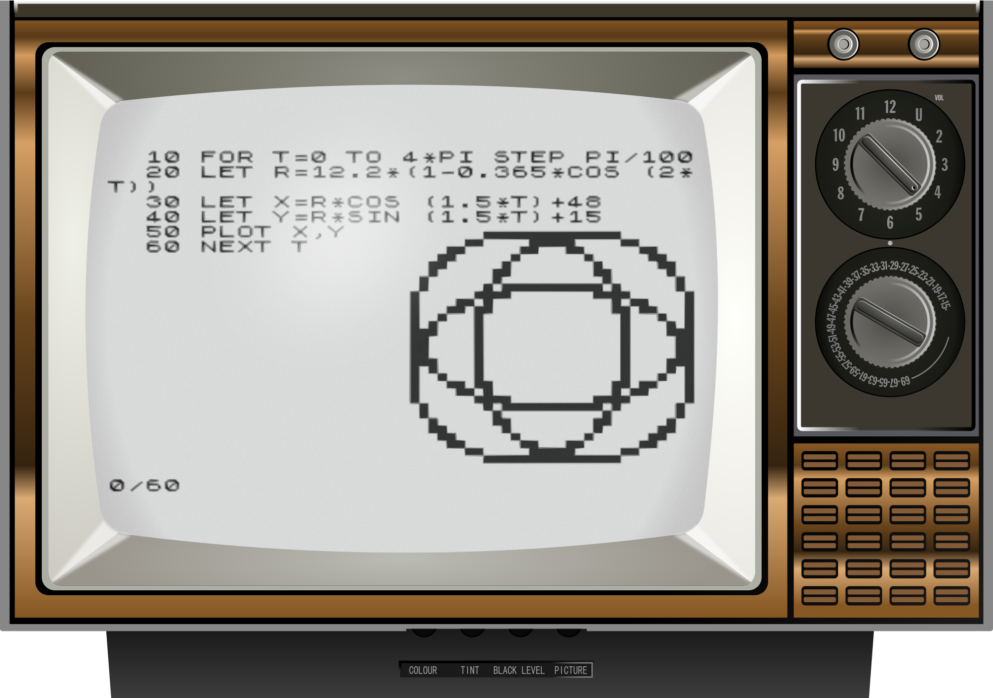 Old TV 2 (ZX81) - Openclipart