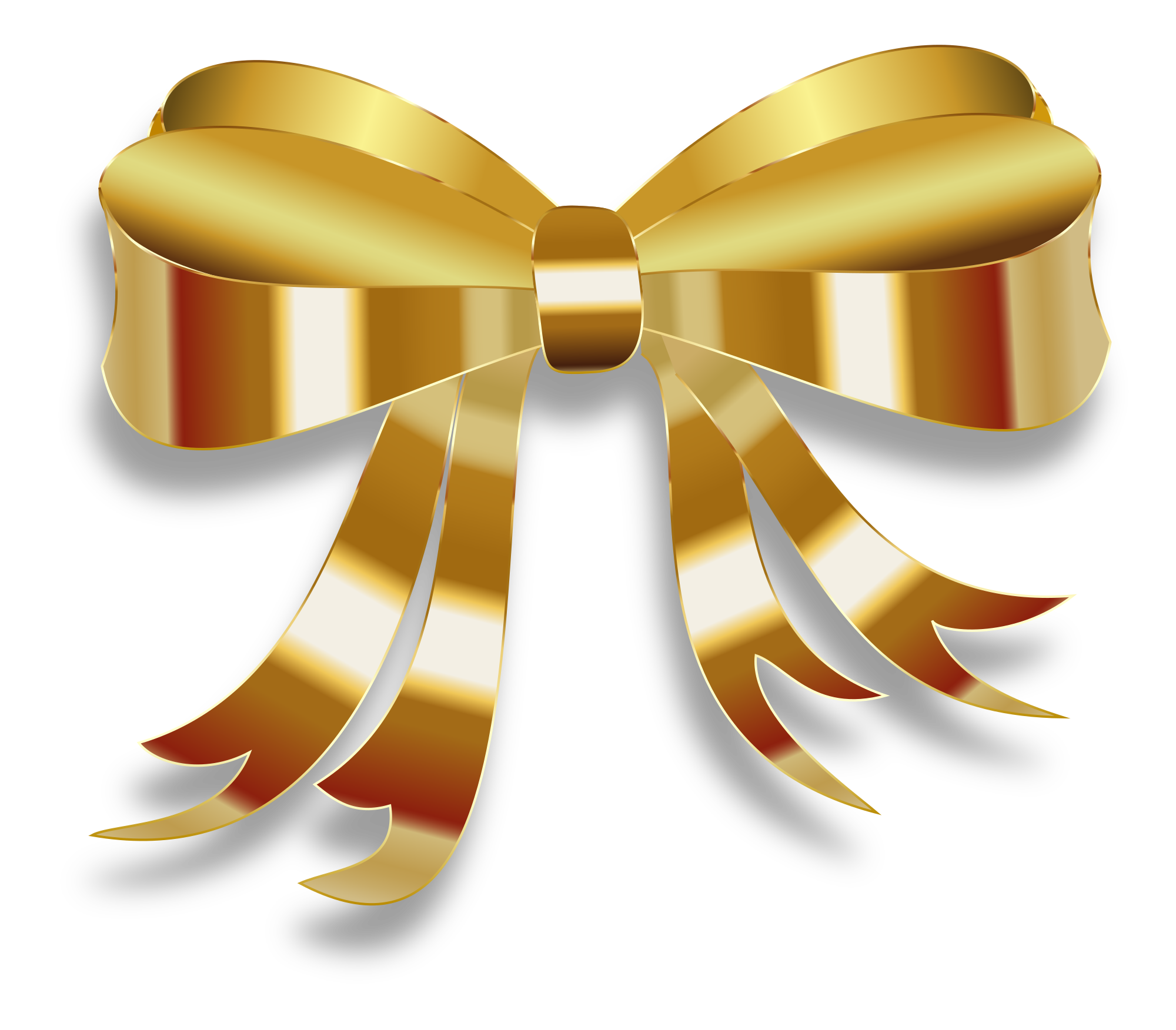 56 Luxury Gold Bows and Ribbons Clip Arts PNG Transparent By ArtInsider