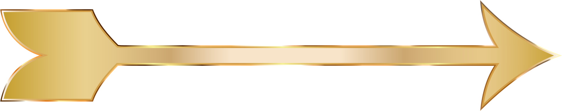 gold arrow png