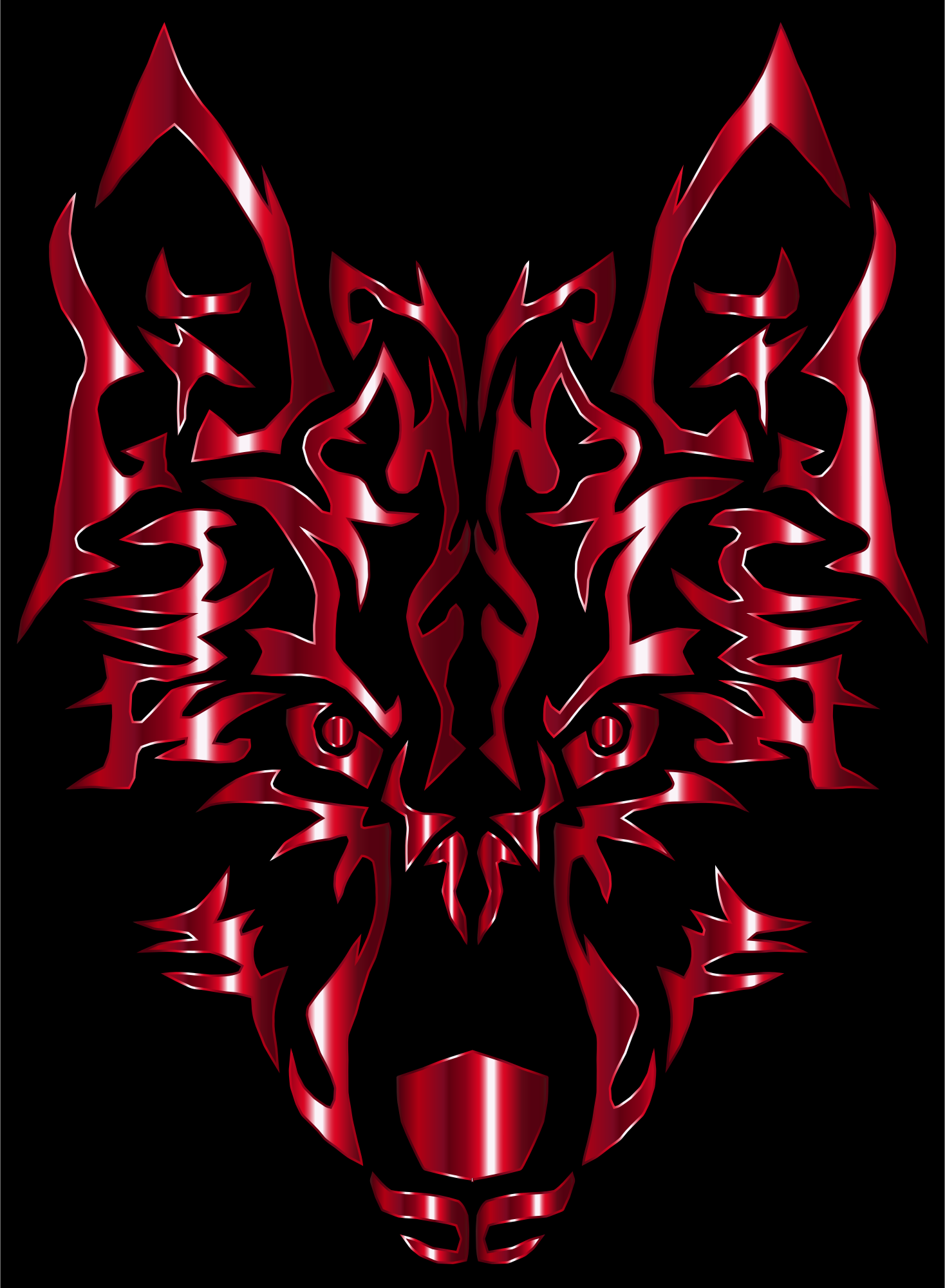 tribal wolf wallpaper