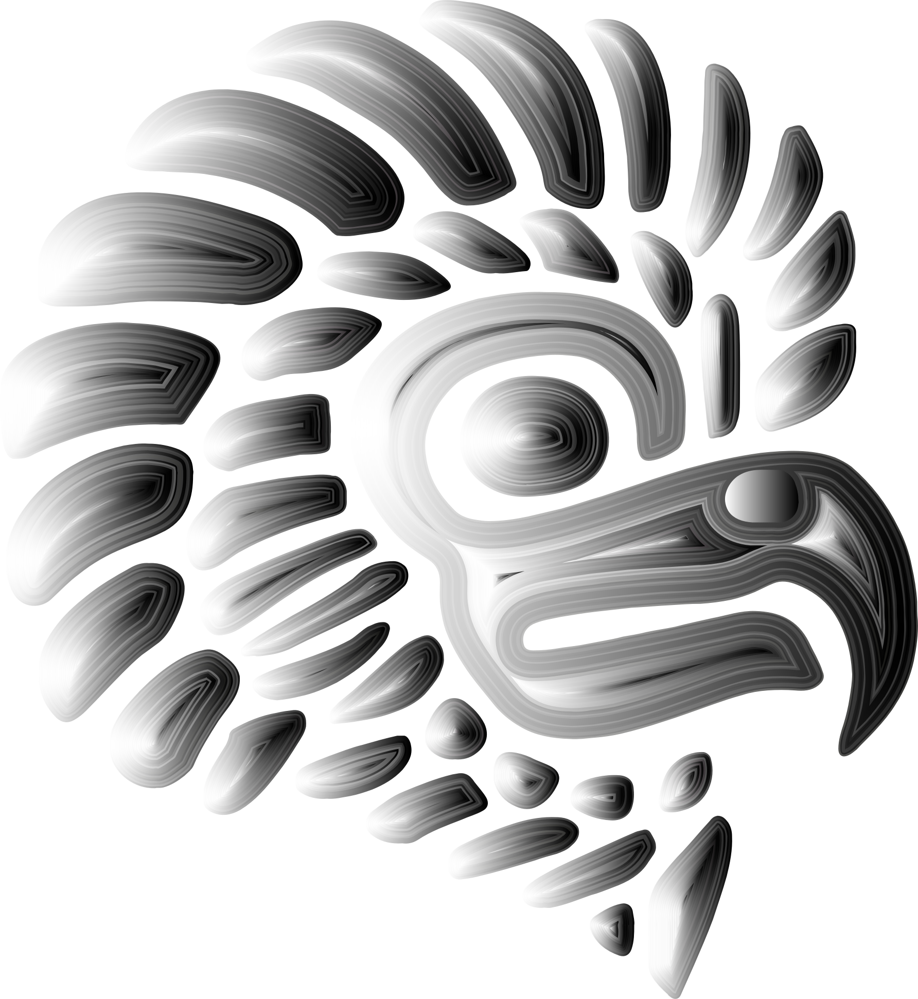 tribal mexican eagle logo